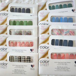 10 sets Color Street Nail Strips